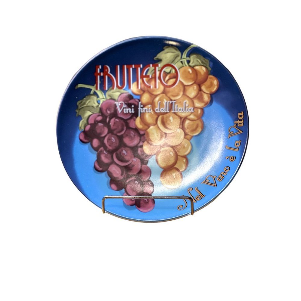 Pottery Barn Wine Bar Fruiteto Vini Fini Dell Italia Salad/Dessert Plate 8.25"